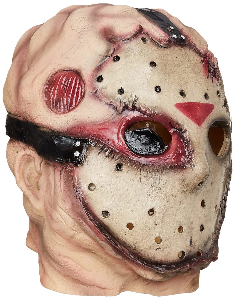 Rubies Friday the 13th: Jason Voorhees Deluxe Latex Overhead Mask for Adults, Men's No Size - Image 2